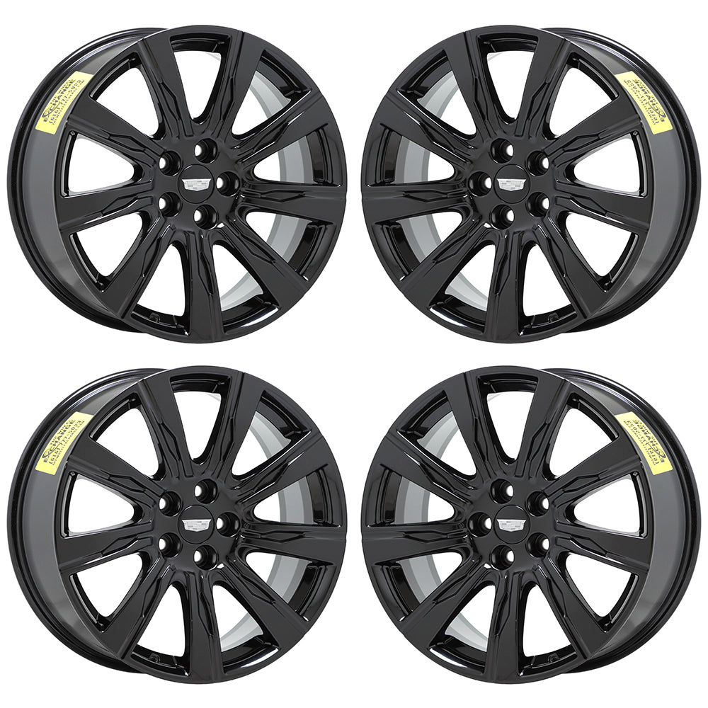20" Cadillac XT4 Gloss Black wheels rims Factory OEM set 4826